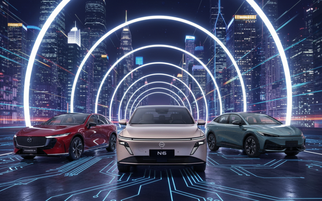 Guerra de Sedanes (Parte 2) eléctricos ¿chinos?: Nissan N6 PHEV vs VW ID. UNYX 07 vs Mazda EZ-6